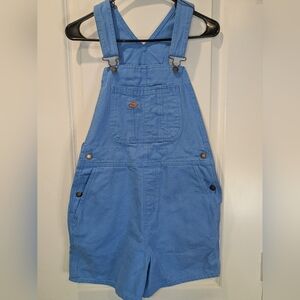 Dickies Blue Short Overalls XS Cotton Workwear Shortalls